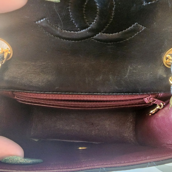 SOLD Authentic Chanel mini square bag - Picture 11 of 13